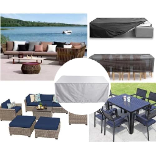 Housse de protection pour mobilier contre pluie et vent - 3