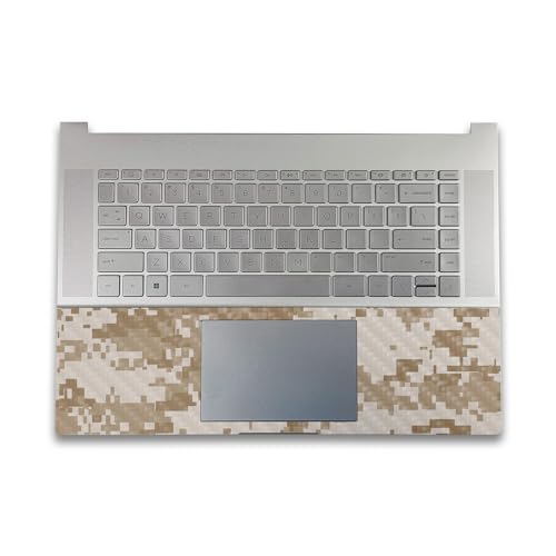 Image of Carbon Fiber Gaming Skin Compatible with HP Envy x360 16 inch (2023) - Desert Camo - Premium 3M Vinyl Protective Wrap Decal Cover - Easy to Apply | Crafted in The USA by MightySkins