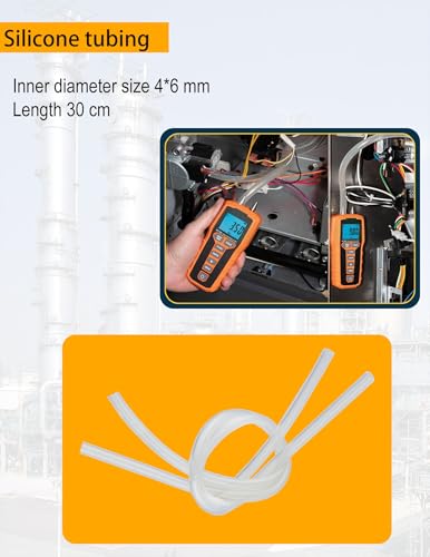 Image of ZIBOO JL3MN Manometer Probe Kit, Compatible with Klein Tools ET180 Digital Manometer Compatible with Fieldpiece JL3KM2, SDMN5,SDMN6,ADMN2,HVAC Pitot Static Tube Fit