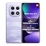 Xiaomi REDMI Note 15 5G, Smartphone 8+256Go, Design Ultra Fin, Résistance à l'eau IP65, Appareil Photo Ultra-Net 108 Mpx, Écran FHD+ 6,77", Violet, Garantie 2 Ans, Chargeur Non Inclus