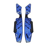 Semspeed ステップボード 対応車種 ホンダ ADV150 2019 2020 バイク 部品 CNC パーツ スクーター アルミ (青)