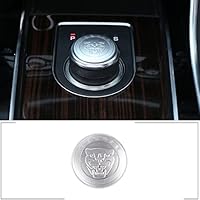 Fit for Jaguar Car Interior Decoration Gear Shift Knob Panel Frame Cover for Jaguar XF XE XJ XJL F-Pace 2016 Shift Knobs Sticker