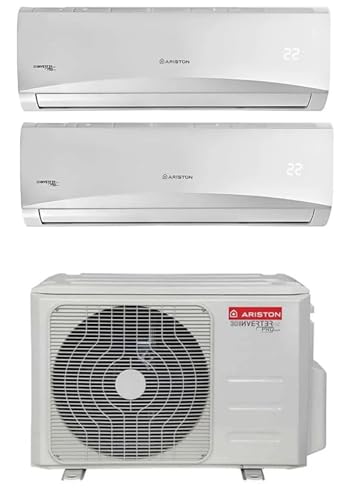 Climatizzatore 9000 + 9000 Btu, Dual Split, con pompa di calore, Classe energetica A++/A+