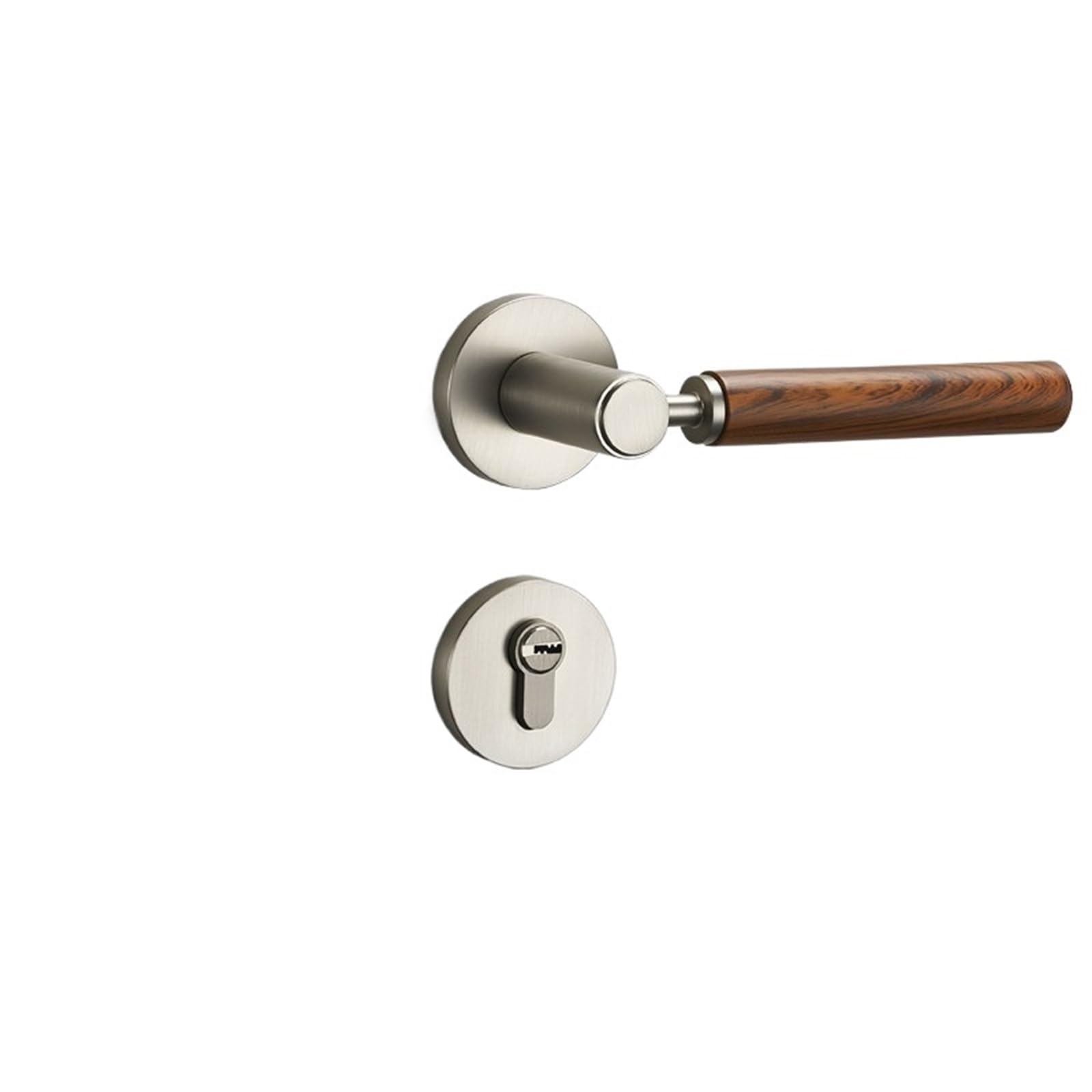 Yshiuol A3 Door Handles Zinc Alloy Bedroom Door Lock Handle Set Silent Security Indoor Universal Deadbolt Household Hardware For Home And Office(A3)