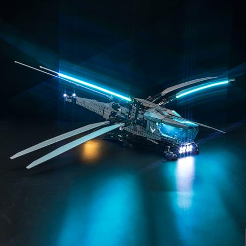 LocoLee Licht Kompatibel mit Lego Dune Atreides Royal Ornithopter, Nur Lichter Set - Kein Modell, Licht BeleuchtungSet Compatible with LEGO 10327 Dune Atreides Royal Ornithopter (Standard Version)