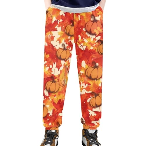 Girl's Jogger Swearpants Boys Novelty Elastic Waist Active Pants with Pockets3