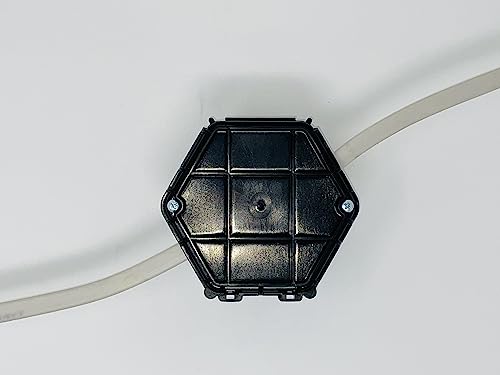 Rack-A-Tiers JB400 Open Splice Junction Box (Single) (Ul Listed), One-Piece Junction Box Splice Box. Repair Open Splices, 5 Second Installation, Electrical Junction Box thumb #4