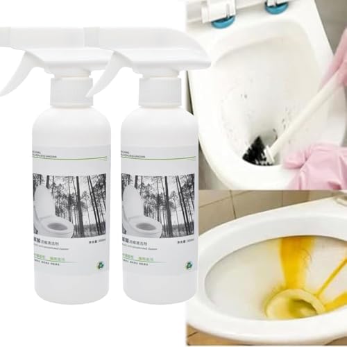 Limpiador con ácido oxálico, eliminador de líquenes, algas y musgo, limpiador multiusos for inodoros, quitamanchas de alta eficacia, limpiador multiusos for suelos de baño y encimeras de azulejos.(2pc
