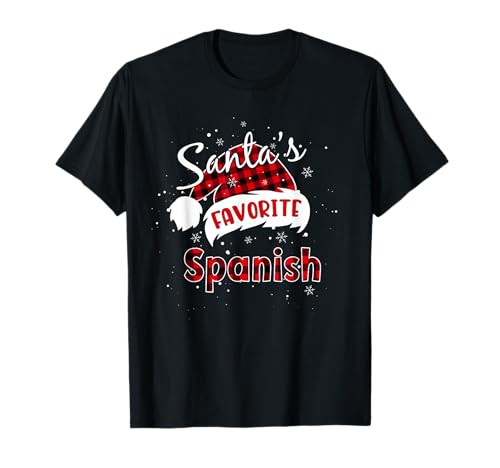 Divertente Natale spagnolo preferito di Babbo Natale Buffalo Xmas Maglietta