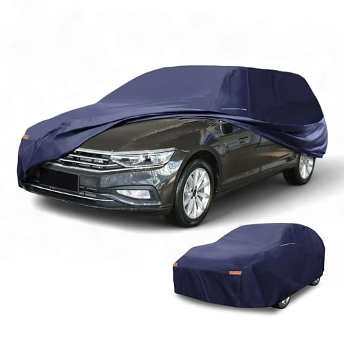 Housse voiture imperméable anti-rayures pour break exposé aux intempéries