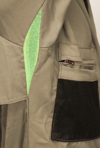 Image of MCR Safety Summit Breeze Flame Resistant FR Coveralls, 7 oz Cotton, Work Coveralls, Tan, 38 Tall