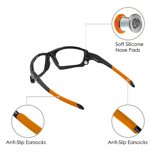 Image of BLAZERBUCK Replacement Earsocks & Bolt for Oakley Jawbone /Racing Jacket /Split Jacket Sunglasses - Orange