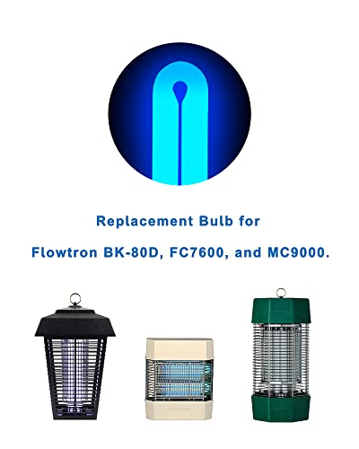 Bf150 Bug Zapper Replacement Bulb Compatible With Flowtron Bk-80D, Mc9000, And Fc7600, 12 Inch Ful40T8/Bl U Type Light Bulb For 40W Electronic Insect Killer, 1 Pack #TOP2