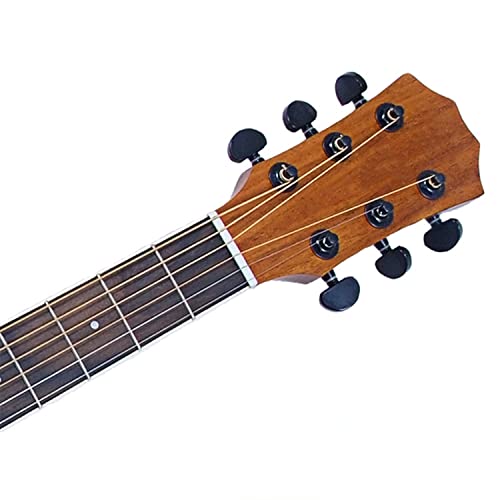 MEIeynt Guitare Acoustique en sapele de 41 Pouces – Ensemble Naturel avec Sac de Transport, accordeur, Cordes, Sangle… - Les Beatles, Paul McCartney, John Lennon, RIngo Starr, George Harrison MEIeynt Guitare Acoustique en sapele de 41 Pouces - Ensemble Naturel avec Sac de Transport, accordeur, Cordes, Sangle… – Image 6