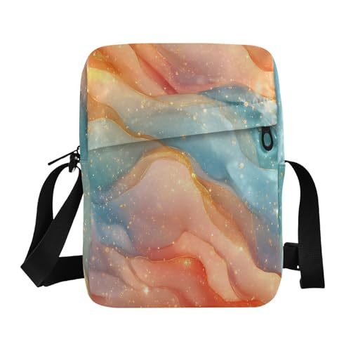 messenger bag cute shoulder bags Women's Purses Adjustable Strap for Travel Travel- Charming Peach Teal Red