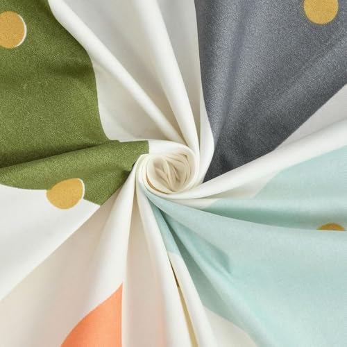 Image of Jashan Super Soft Glace Cotton Fabric 300 TC All Around Elastic Fitted Elegent Design King Size Double Bed Bedsheet with 2 Pillow Covers Fits Upto Mattress of 10 Inche,Size-72 x 78 x 10 Inche-Multi