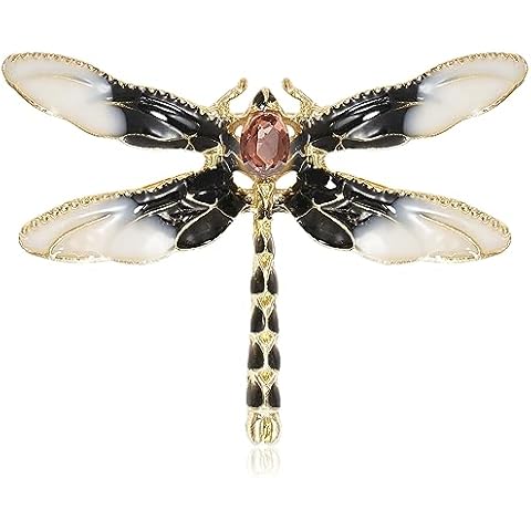 Gleamart Dragonfly Brooch Pin Acrylic Fly Insect Breastpin for Women Clothing Corsage Coffee Cover