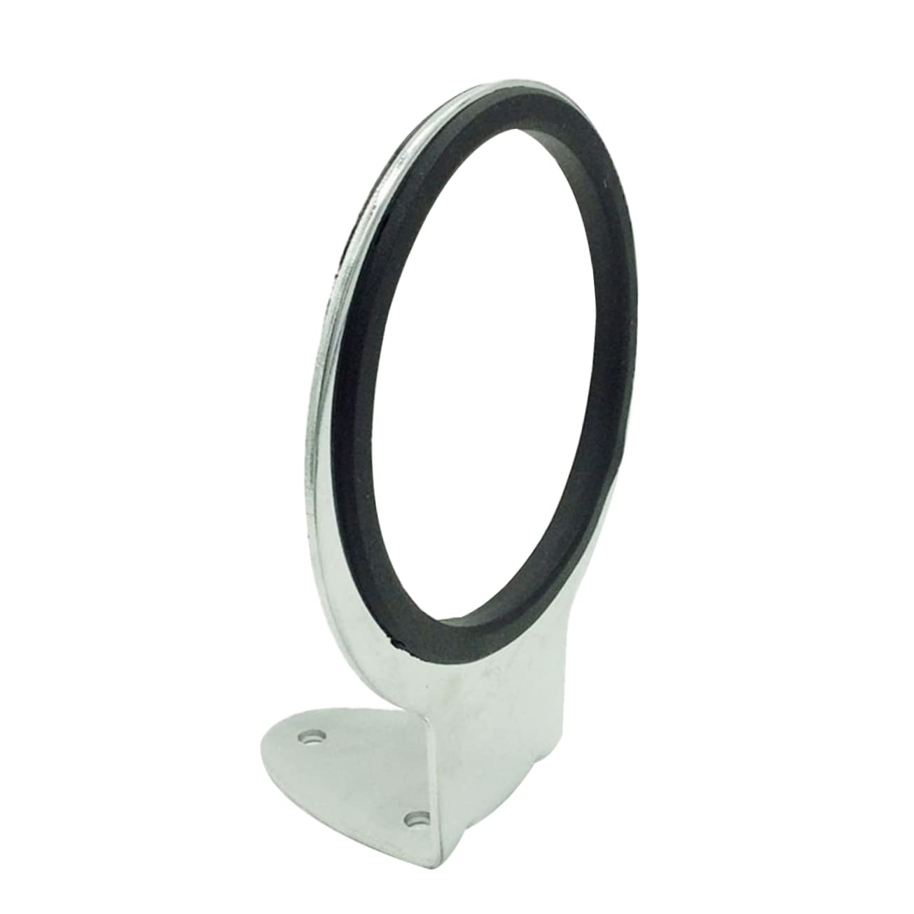 LIFKOME Wall Mounted Hair Dryer Rack Stainless Steel Organizer Shelf with Pad Durable Hair Dryer Storage Holder for Home and Hotel Bathroom Simple Design for Easy