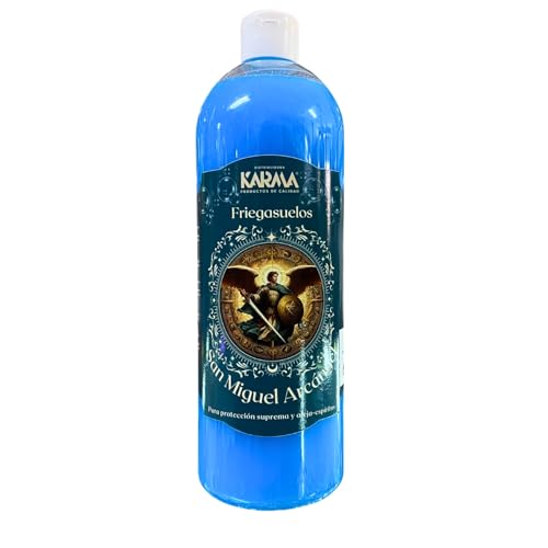 Friegasuelos del Arcángel Miguel para Protección Suprema y Aleja Espíritus (1L) | Riego Lavasuelos Especial de San Miguel Arcángel con Oración para Proteger Personas y Hogares de Malas Energías.