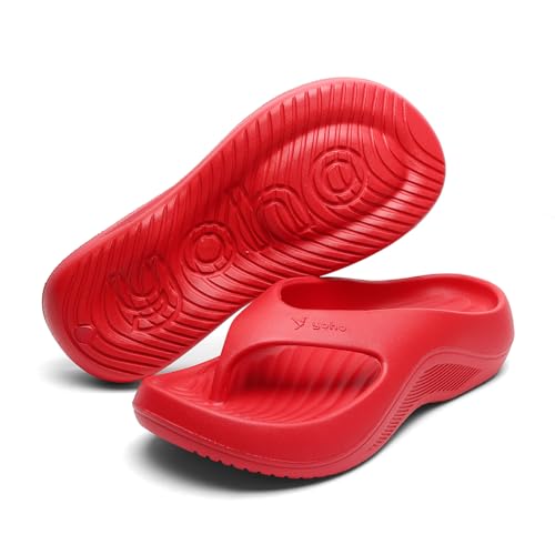 Image of YOHO PILO Slippers for Women | Lightweight & Waterproof Monsoon Footwear | Stylish & Comfortable Chhapal | Soft Orthopedic Flip-Flops, Daily Use Bathroom Slippers