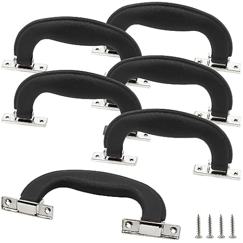 Moicstiy Black Plastic Luggage Trunk Pull Handles Cover