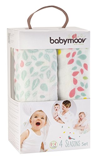 Babymoov A021007 - Set muselinas 4 seasons, para 0 m+ (3 unidades)