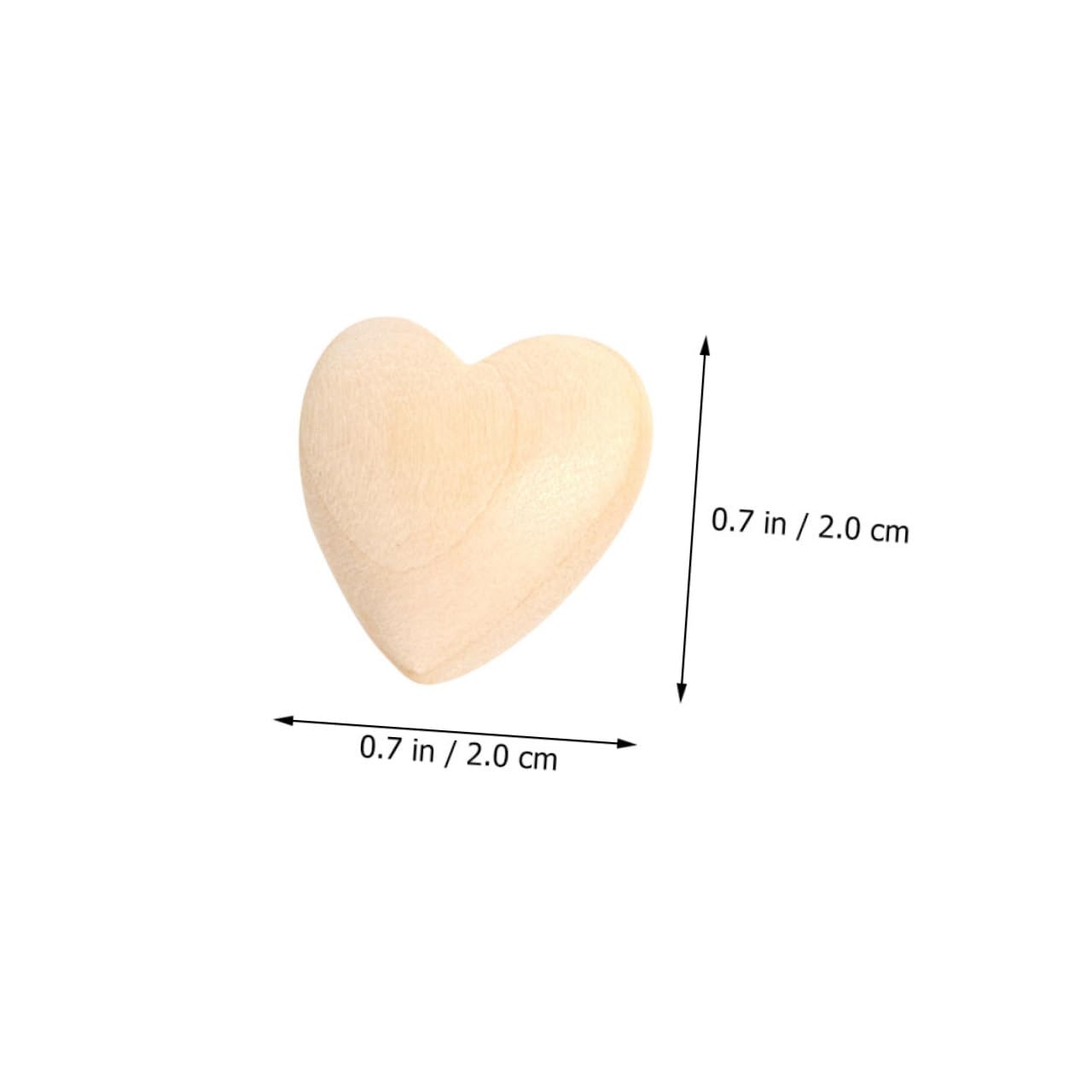 ABOOFAN 200stücke Unbehandelte Holzherzperlen Für Schmuckherstellung Herzform Bastelmaterial Für Valentinstag Deko Und Naturmaterialien Für Kreative Projekte