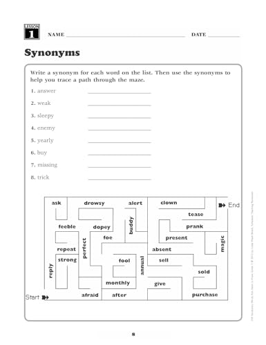 240 Vocabulary Words Kids Need to Know: Grade 3: 24 Ready-to-reproduce Packets That Make Vocabulary Building Fun & Effective (Teaching Resources) - Image 6