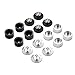 Nobsound 4PCS Aluminium Black & Silver Shockproof Spike+Pad Isolation Stand HiFi Amplifiers (Silver)