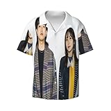 Yoasobi (ヨアソビ) 成员：幾田りら (Ikura)、Ayase(1)男性キューバ半袖は快適で柔らかく縮みにくい