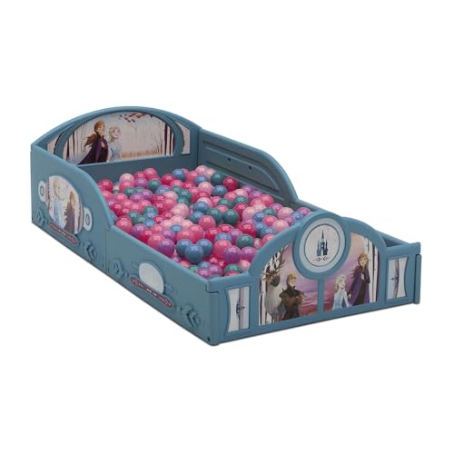 Image of Delta Children Toddler Bed Frozen Ii Plastic Sleep and Play with Guardrails