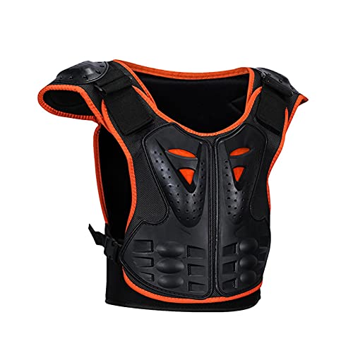 Keptfeet Armatura da Equitazione per Bambini - Dirt Vest Protezione della Colonna vertebrale | Body Guard per Bambini, Motocross, Riflettente di Notte