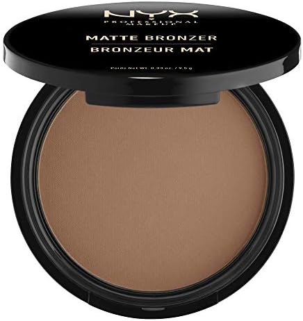 NYX Professional Makeup Matte Body Bronzer, Pressed Powder, Shimmer Free, Vegan Formula, Deep
