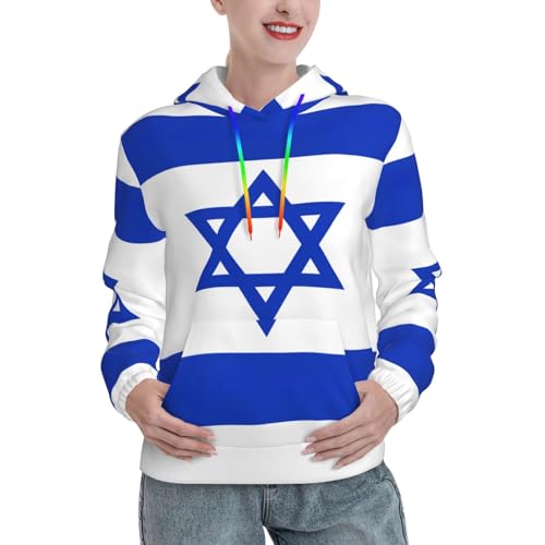 Sweat drapeau israélien femme : le pull ajusté contre le froid