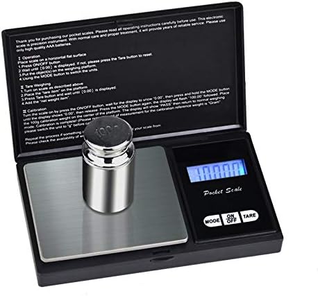 Electronic Multifunctional Weighing Scale,Mini Portable Digital Pocket Scale Precision 0.01g Weight Balance Jewelry Partical Scales Accurate Measurement (One Color)