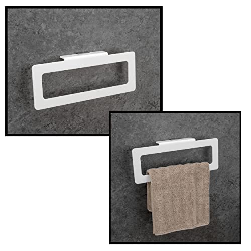 FORTUNE Acrylic Wall Mounted Napkin Ring, Towel Ring, Napkin Holder, Towel Hanger Bathroom Accessories Home, Hotels Decor- White (Square N Ring 14, Pack of 2) (B09TXYKX2S) Amazon Price History, Amazon Price Tracker