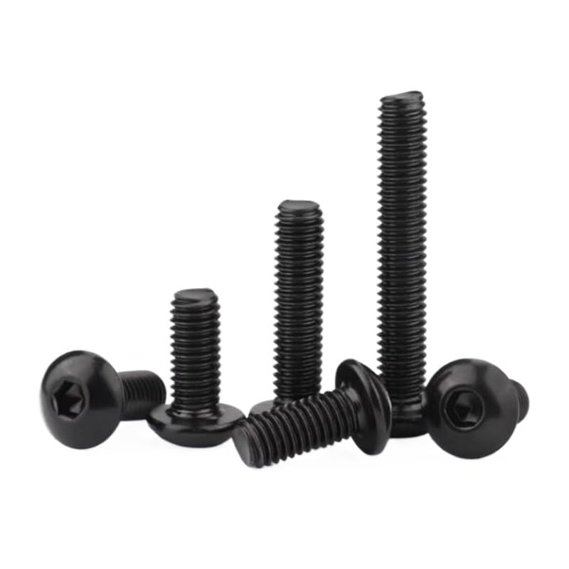 Vis tête cylindrique M8 50mm inox 304 noir à empreinte hexagonale