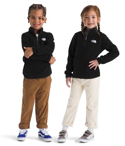 THE NORTH FACE Kids' Glacier Quarter Zip Pullover Jacket | Fleece Jacket for Boys & Girls, With Stylish Collar