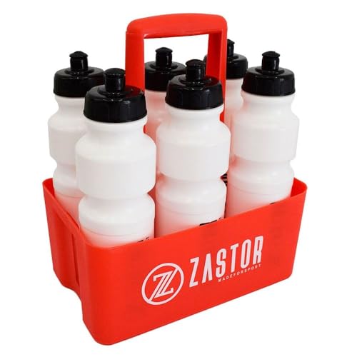 Z ZASTOR MADEFORSPORT Pack 6 Botellas 750 ml con Cesta Portabotellas
