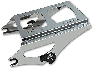 ECOTRIC Chrome Detachable 2 Up Tour Pak Pack Mounting Rack for Harley Touring