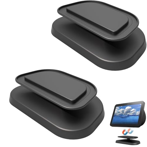 Soporte de pared para Echo Show 8 negro que elimina cables sueltos de las mesas