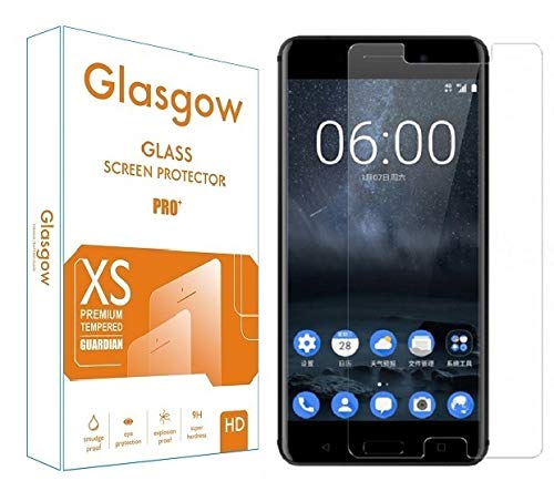 Glasgow Screen Protector for Nokia 6 [Tempered Glass Guard] [Gorilla] Easy Installation [Anti FingerPrint] (B082DFYC99) Amazon Price History, Amazon Price Tracker
