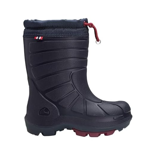viking Unisexbarn Extreme 2.0 snökängor, Mörkröd Marinblå - 22 EU