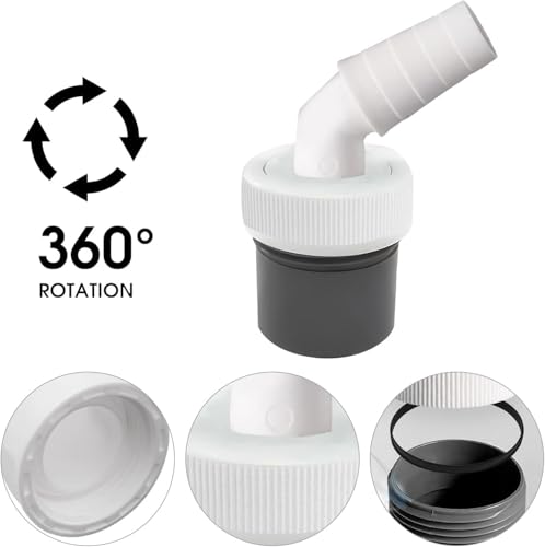 Geschirrspüler und Waschmaschine Abfluss Adapter mit Abgang für Rohr Ø40 mm und Eingang Ø19-23mm,Ablaufschlauch Hitzebeständig,Ablaufschlauch Adapter,Waschmaschine Geschirrspüler Anschluss Ablauf