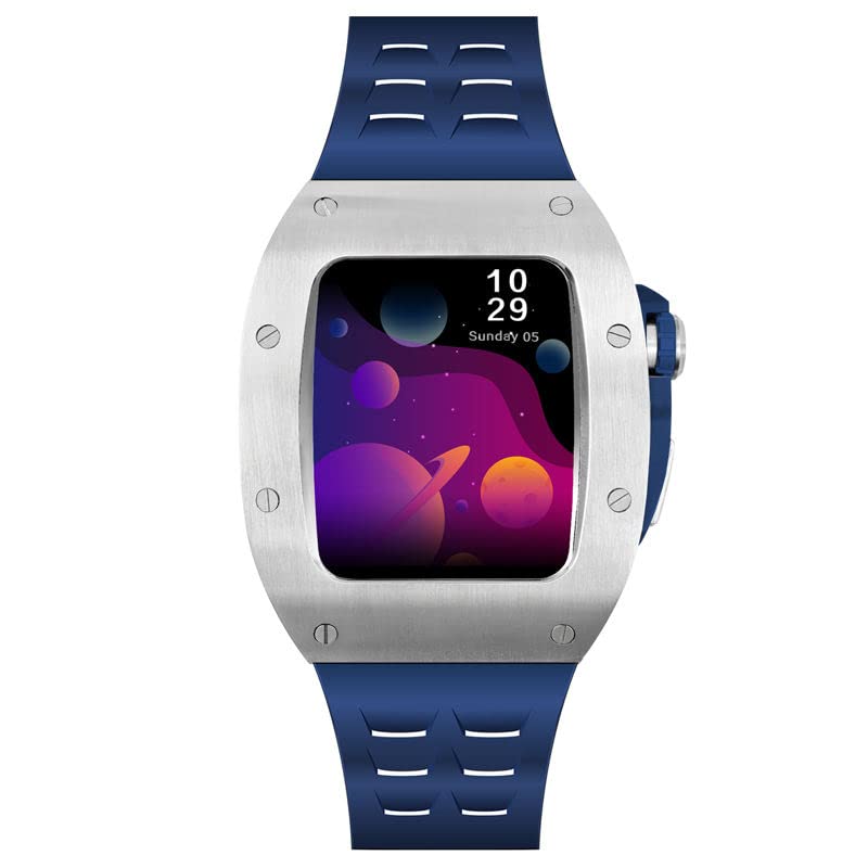 Étui pour Apple Watch Series 7 45mm avec bracelet acier