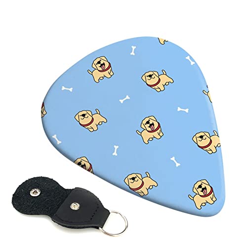 ASDTEHCY Lot de 6 médiators en celluloïd – Motif chiot labrador retriever – Pour guitares acoustiques électriques… - Les Beatles, Paul McCartney, John Lennon, RIngo Starr, George Harrison ASDTEHCY Lot de 6 médiators en celluloïd - Motif chiot labrador retriever - Pour guitares acoustiques électriques…