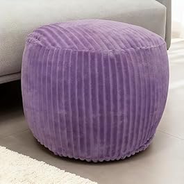Unstuffed Round Pouf...
