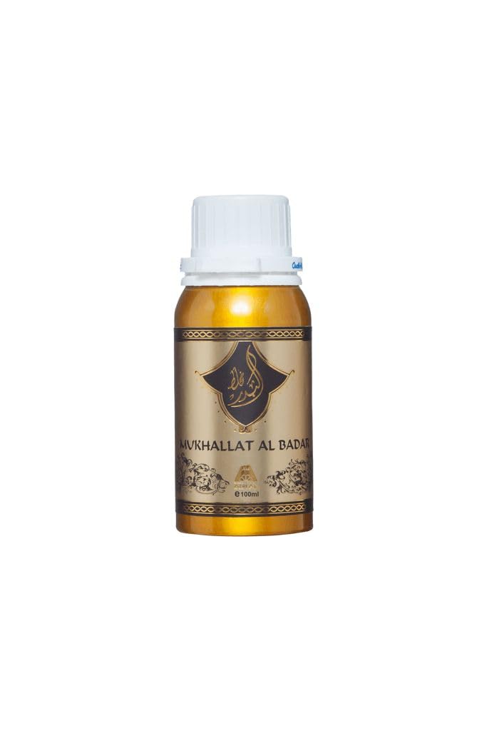 Anfar Mukhallat Al Badar Perfume Oil – Long-Lasting Attar | Premium Oriental Arabian Fragrance | Alcohol-Free Concentrated Oil for Men & Women | Luxurious Musky, Woody & Floral Scent (500ml)
