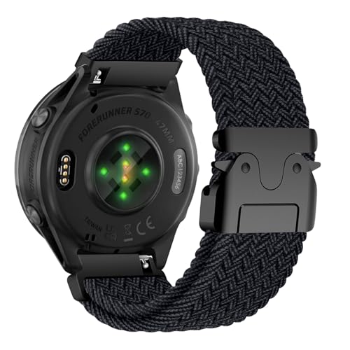�ґg�\�����[�v�e���X�g���b�v�Ή�Garmin Forerunner 570 47mm 22mm�p�����o���h�N�C�b�N���[�X���v�i�C�����X�g���b�v�ւ��x���g���C�o�b�N�������x���g�}�O�l�b�g�R���p�`�u���V���I�~Garmin Forerunner 570 47mm