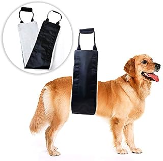 Dog Lift Support and Rehab Harness for Weak Rear Legs, Soft Sling Assist